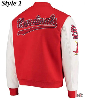 St. Louis Cardinals Letterman Two Tone Jacket The Urban Hawk