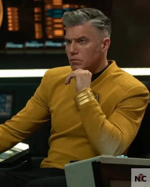 Star Trek Strange New Worlds Anson Mount Yellow Shirt The Urban Hawk