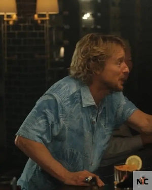 Stick Owen Wilson Blue Hawaiian Shirt The Urban Hawk