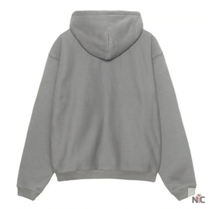Stussy Unisex Outline Zip Hoodie Grey The Urban Hawk