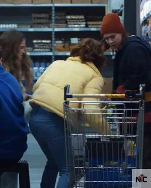 Such Brave Girls S02 Louise Brealey Yellow Bomber Jacket The Urban Hawk