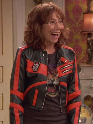 Mindy Sterling Ravens Home Leather Jacket USA Jackets