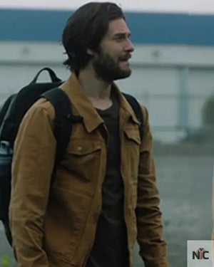 The Institute S01 Ben Barnes Brown Cotton Jacket The Urban Hawk