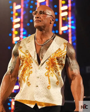 The Rock WWE Smackdown Live Concert Vest The Urban Hawk