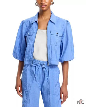 The View 2025 Joy Behar Blue Puff Sleeve Jacket The Urban Hawk