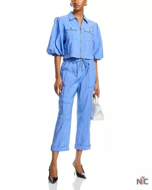 The View 2025 Joy Behar Blue Puff Sleeve Jacket The Urban Hawk