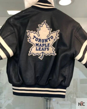Toronto Maple Leafs Hockey Leather Jacket The Urban Hawk