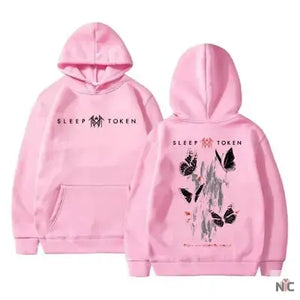 Unisex Sleep Token Pink Hoodie The Urban Hawk