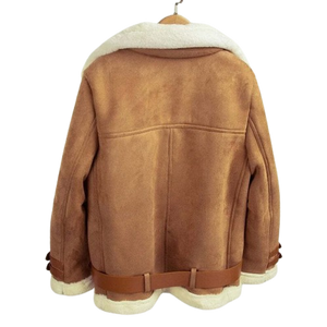 Womens B3 RAF Aviator Shearling Leather Jacket Buy
