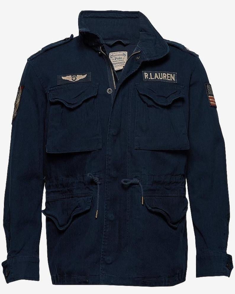 Polo Ralph Lauren Iconic Field Jacket Vintage Military Style M-65