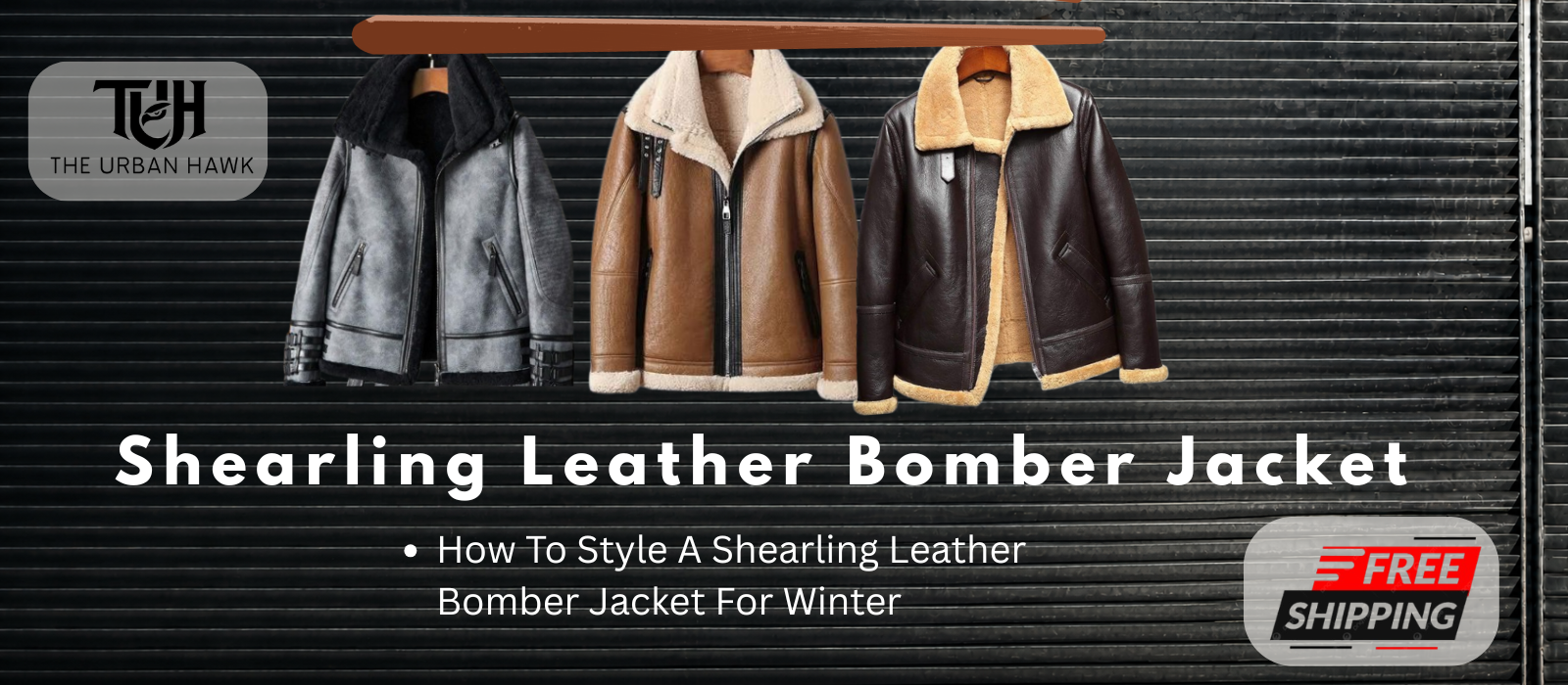 How To Style A Shearling Leather Bomber Jacket For Winter