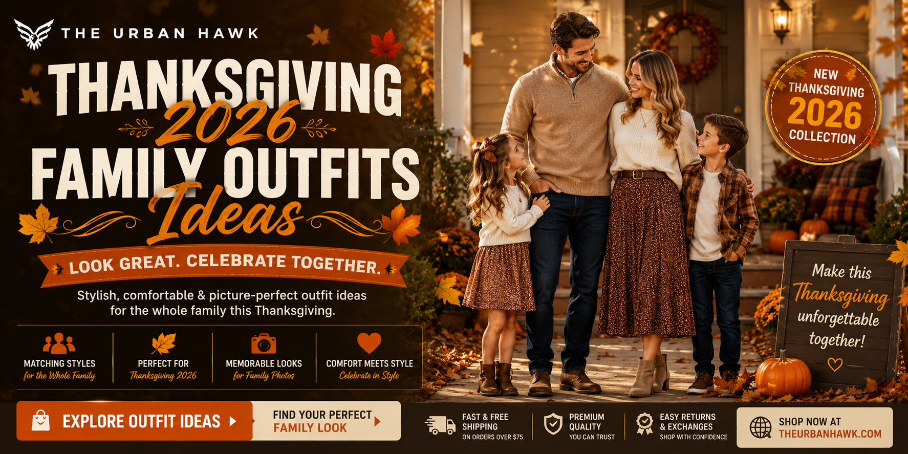 Thanksgiving 2026 Family Outfits Ideas: 17 Stylish Looks That Will Make Everyone Ask, "Where Did You Get That?"