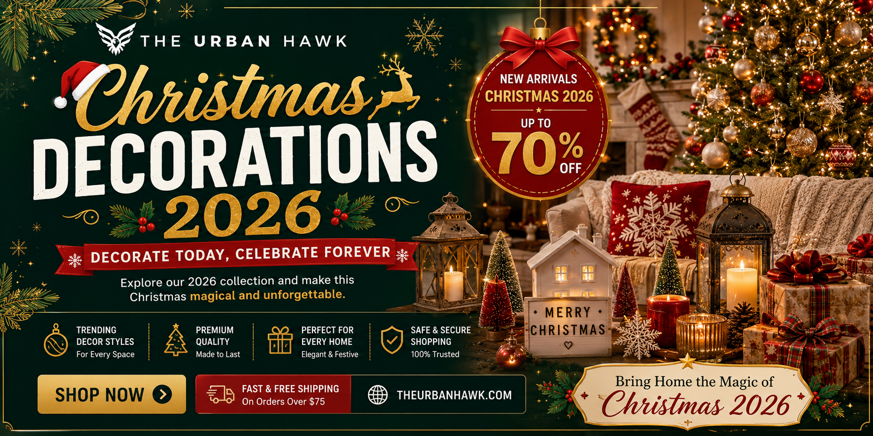 Christmas Decorations 2026: 25 Cozy & Creative Ideas to Make Your Home Feel Like Christmas