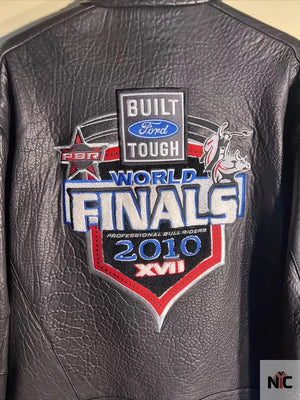 2010 PBR World Finals Bull Riding Leather Jacket The Urban Hawk