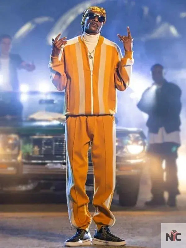 2023 MNF Snoop Dogg Yellow Tracksuit The Urban Hawk
