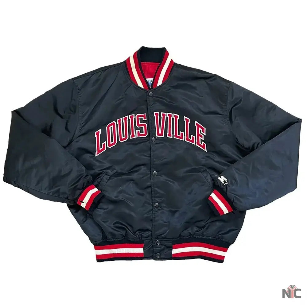 80s Louisville Cardinals Satin Jacket The Urban Hawk
