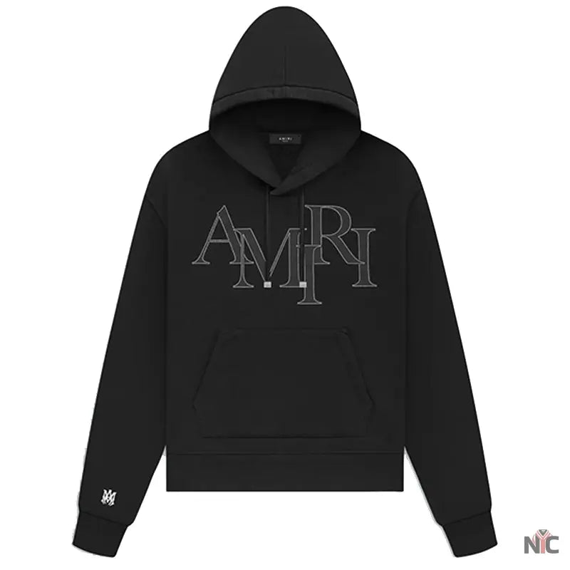AMIRI Staggered Logo Hoodie The Urban Hawk