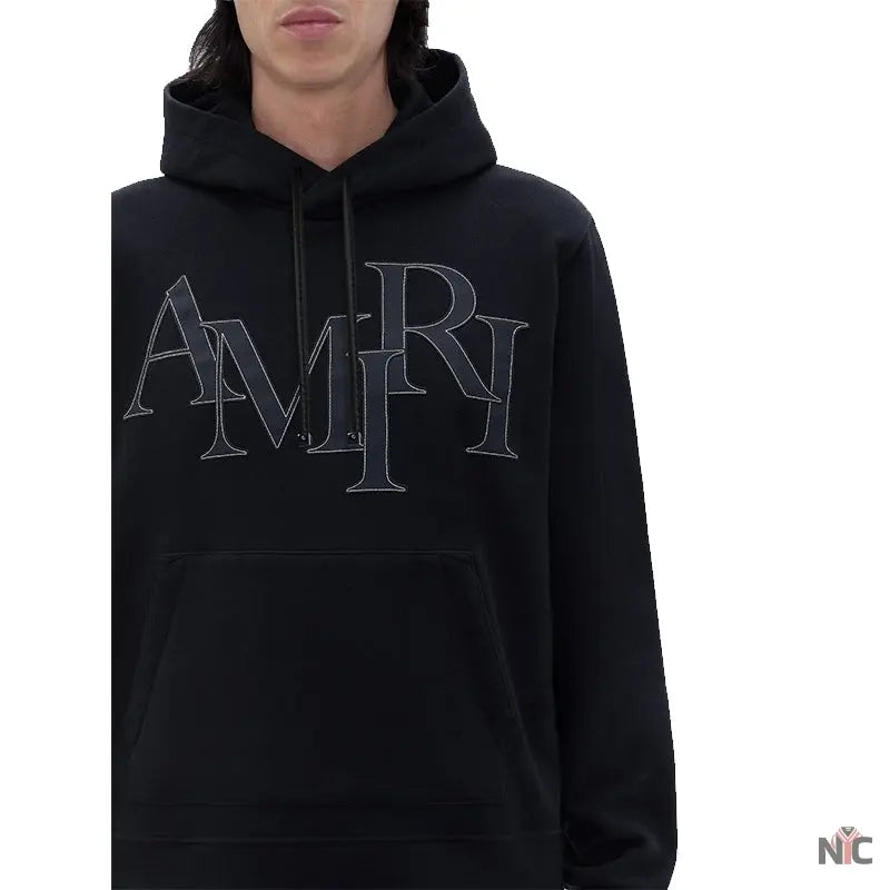 AMIRI Staggered Logo Hoodie The Urban Hawk