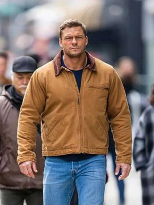Alan Ritchson Reacher S02 Brown Jacket