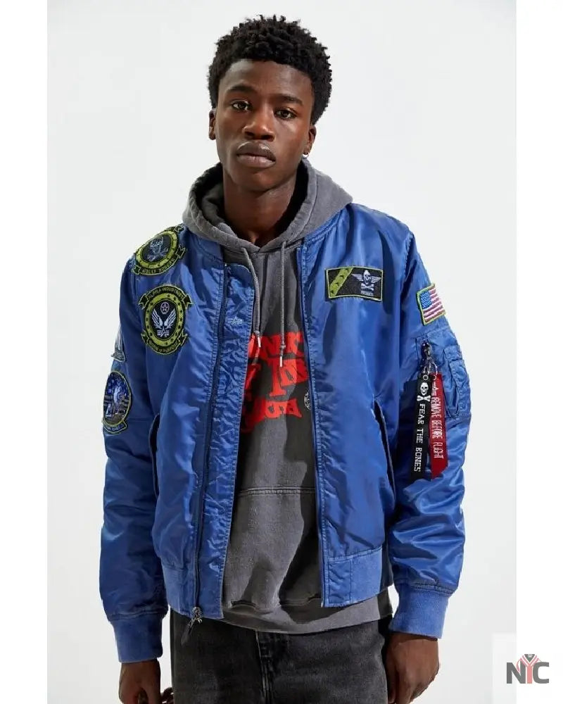 Alpha Industries L-2B Fear The Bones Battlewash Jacket The Urban Hawk