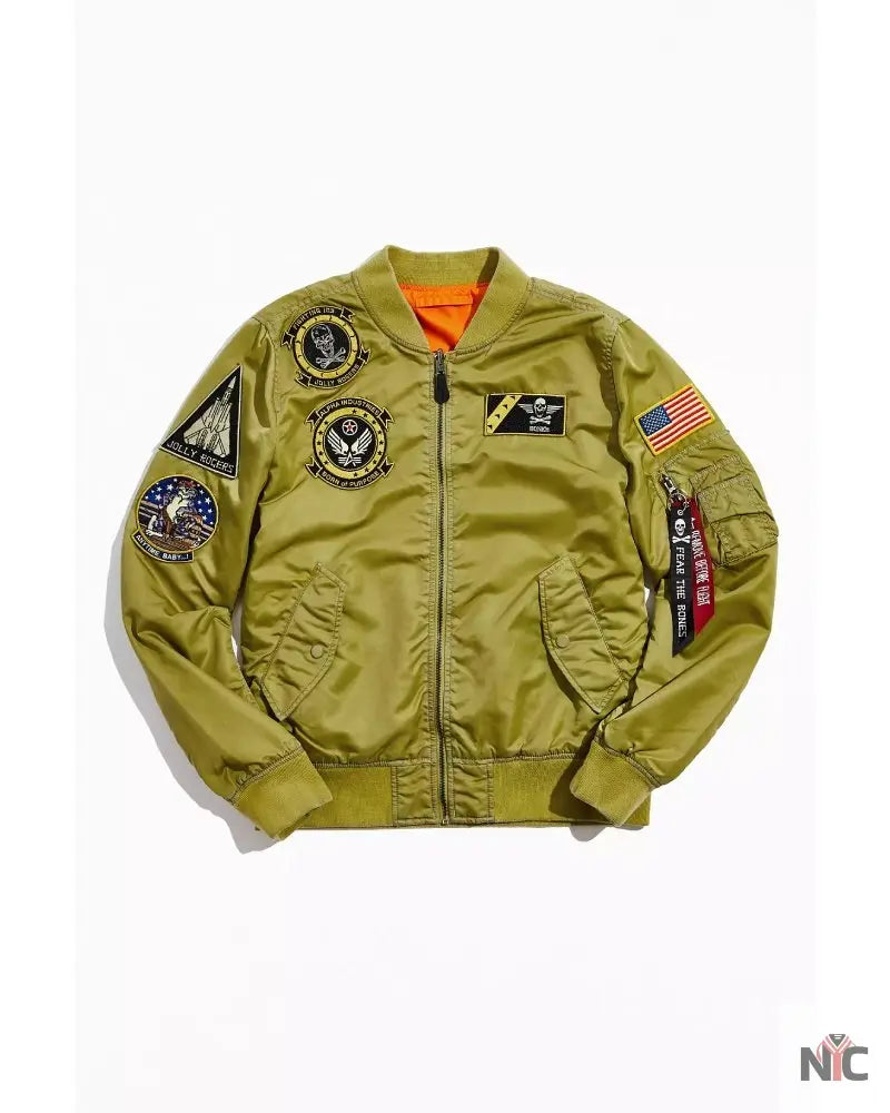 Alpha Industries L-2B Fear The Bones Battlewash Jacket The Urban Hawk