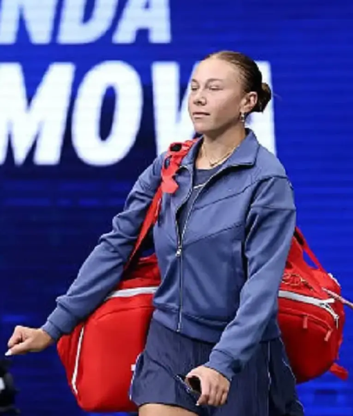 Amanda Anisimova 2025 US Open Track Jacket USA Jackets