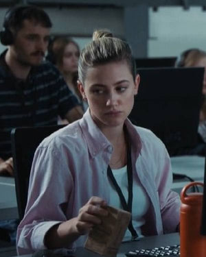 American Sweatshop Lili Reinhart Pink Shirt USA Jackets