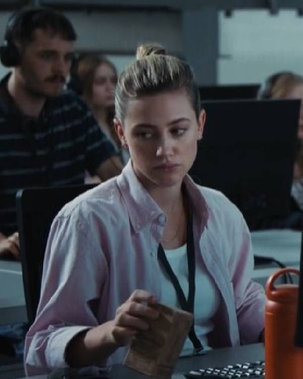 American Sweatshop Lili Reinhart Pink Shirt USA Jackets