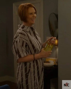And Just Like That Cynthia Nixon Striped Jumpsuit The Urban Hawk