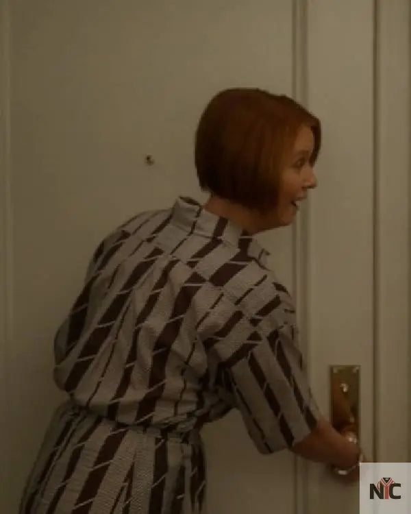 And Just Like That Cynthia Nixon Striped Jumpsuit The Urban Hawk