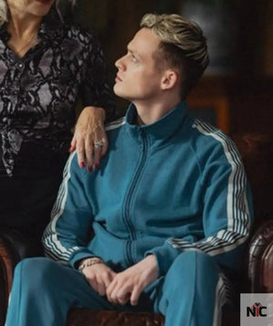 Anson Boon MobLand 2025 Eddie Harrigan Blue Tracksuit The Urban Hawk