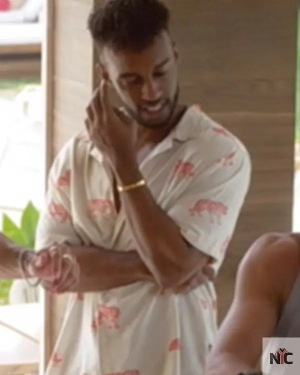 Bachelor In Paradise S10 Hakeem Moulton Tiger Print Shirt The Urban Hawk
