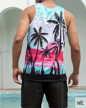Bachelor in Paradise Jack Lencioni Palm Tree Tank Top The Urban Hawk