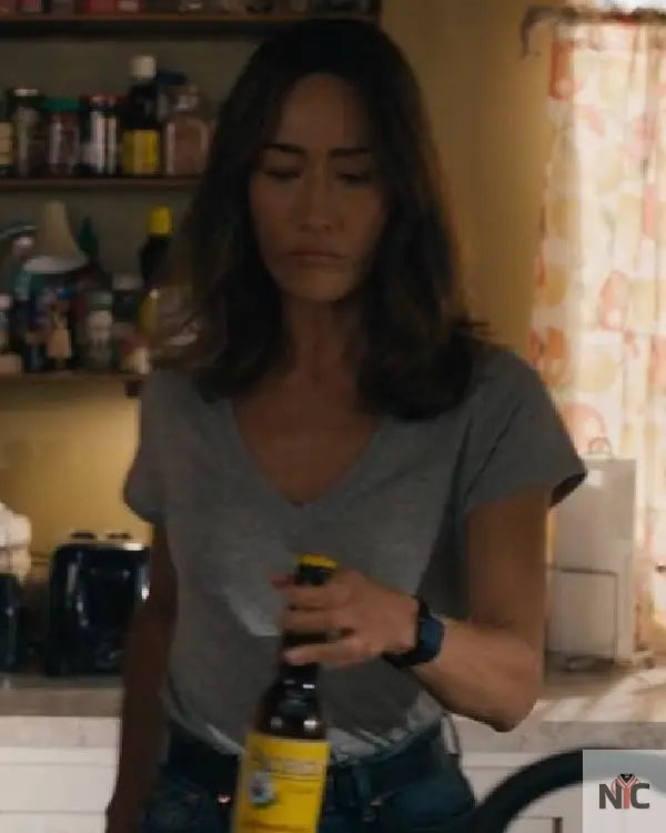 Ballard S01 Maggie Q Grey Shirt The Urban Hawk