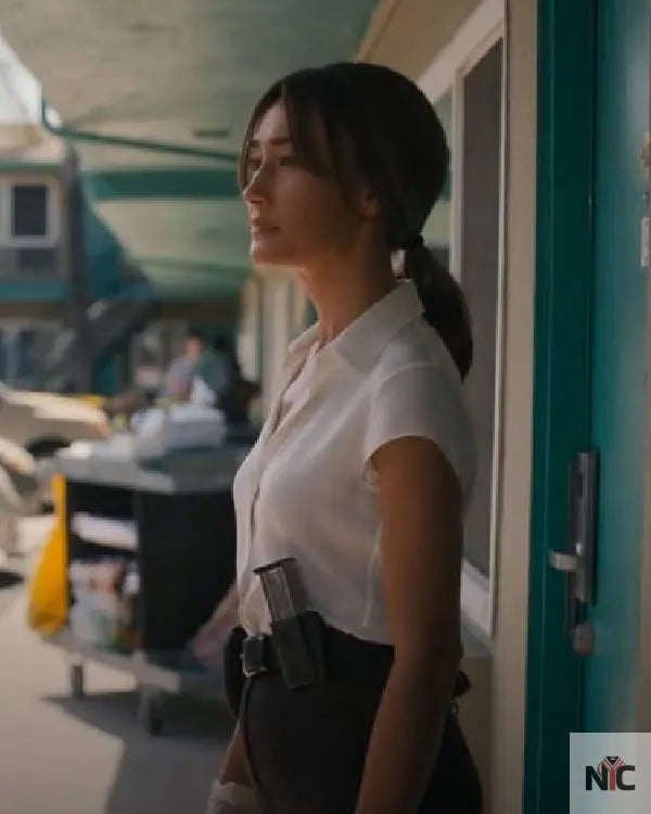 Ballard S01 Maggie Q White Shirt The Urban Hawk