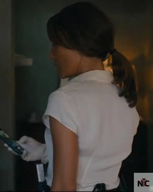 Ballard S01 Maggie Q White Shirt The Urban Hawk