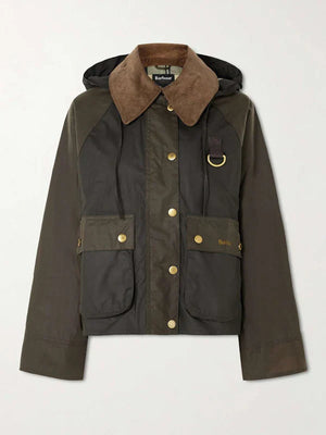 Barbour-Reighton-Spey-Hooded-Corduroy-Trimmed-Waxed-Cotton-Jacket