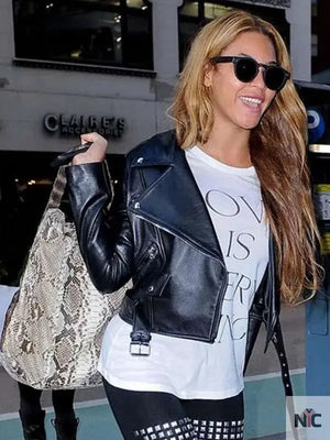 Beyonce Biker Leather Jacket The Urban Hawk