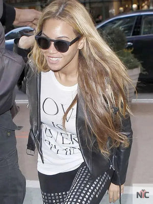 Beyonce Biker Leather Jacket The Urban Hawk