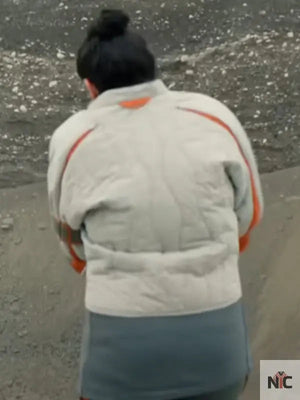 Bharadwaj Murderbot Grey Quilted Jacket The Urban Hawk