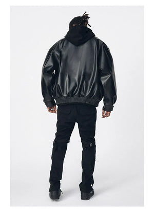 Black-Oversized-Leather-Jacket