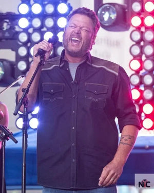 Blake Shelton NBC Today Citi Concert Western Shirt The Urban Hawk