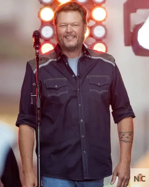 Blake Shelton NBC Today Citi Concert Western Shirt The Urban Hawk