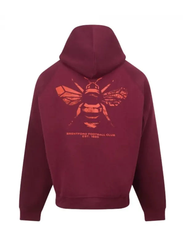 Brentford Oversized Faded Bee Hoody