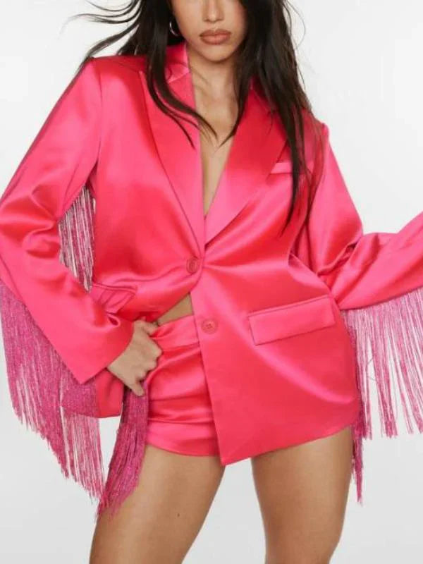 Britnee-Kellogg-The-Road-2025-Pink-Fringe-Blazer