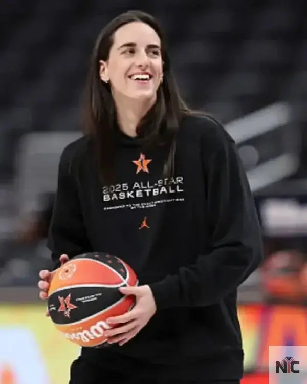 Caitlin Clark 2025 AT&T WNBA All-Star Black Hoodie The Urban Hawk