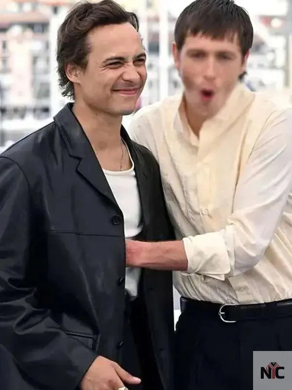 Cannes Film Festival 2025 Frank Dillane Black Leather Blazer The Urban Hawk