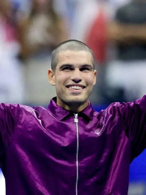 US Open 2025 Carlos Alcaraz Purple Jacket USA Jackets