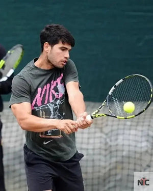 Carlos Alcaraz Wimbledon Championships 2025 Grey T-Shirt The Urban Hawk