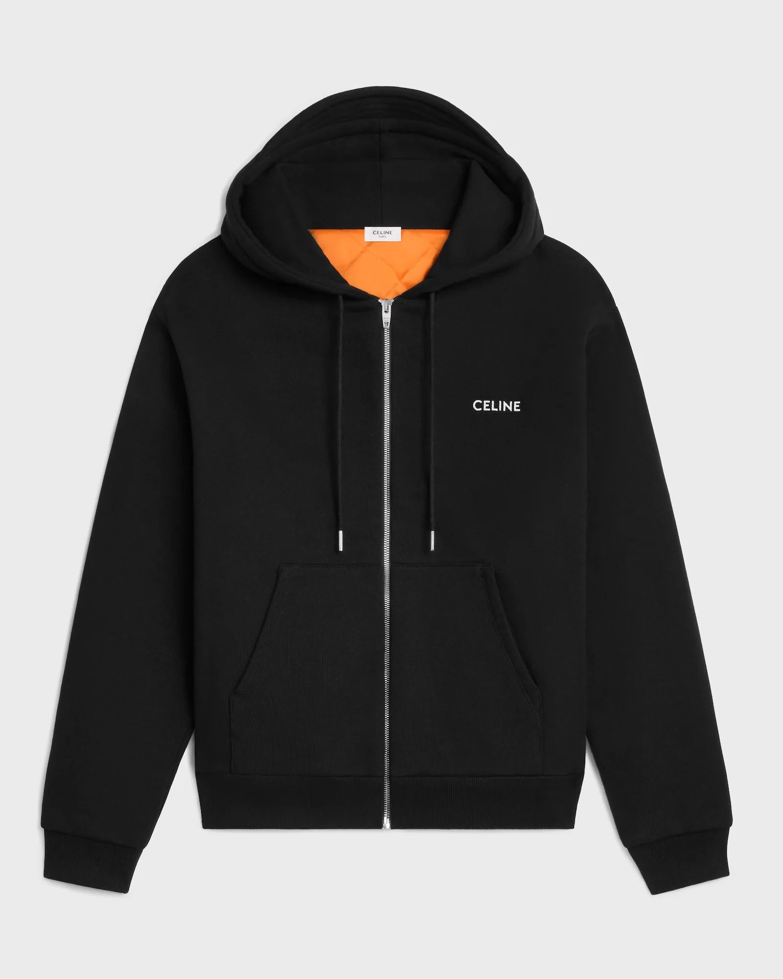 Celine-Zipped-Quilted-Hoodie-In-Fleece